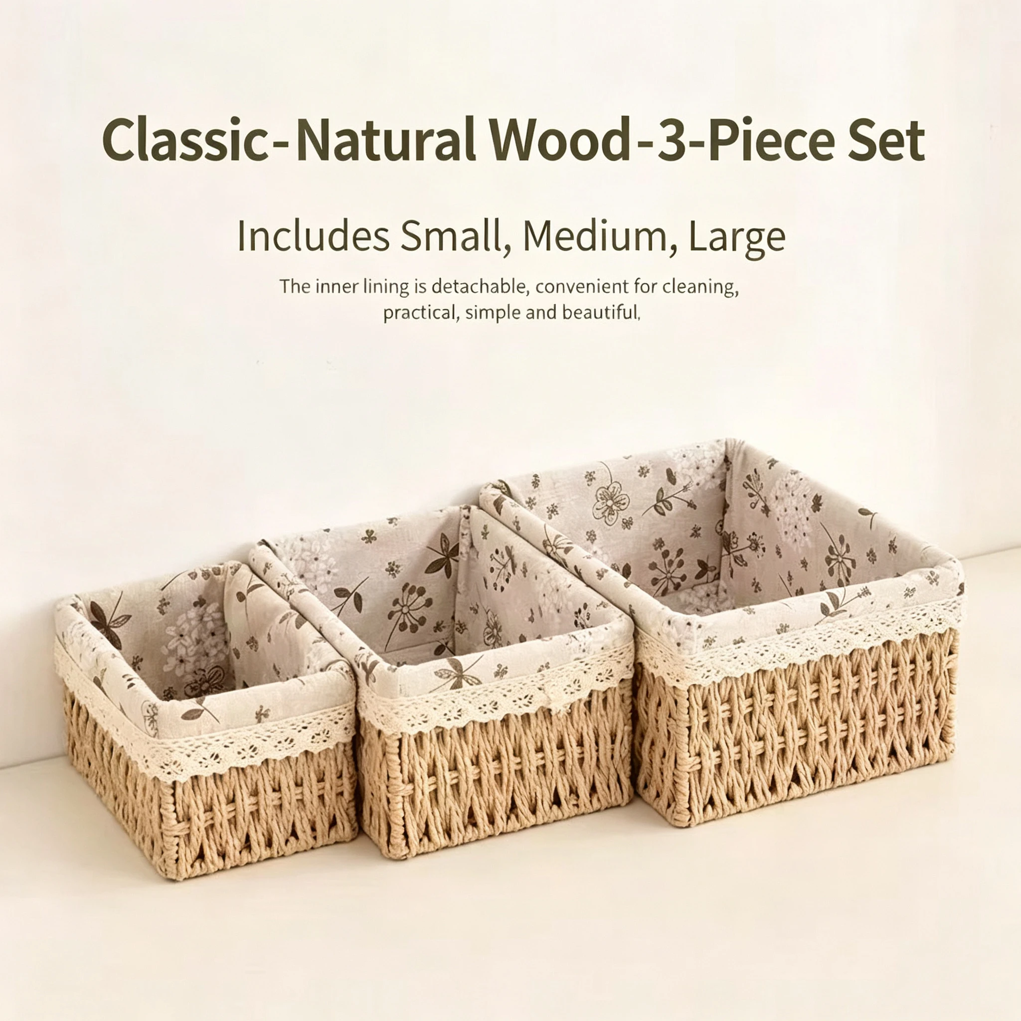 Rattan Storage Basket Desktop Organizer Box Remote Control Snack Storage Bin Bedside Table Coffee Table Decorative Organizer