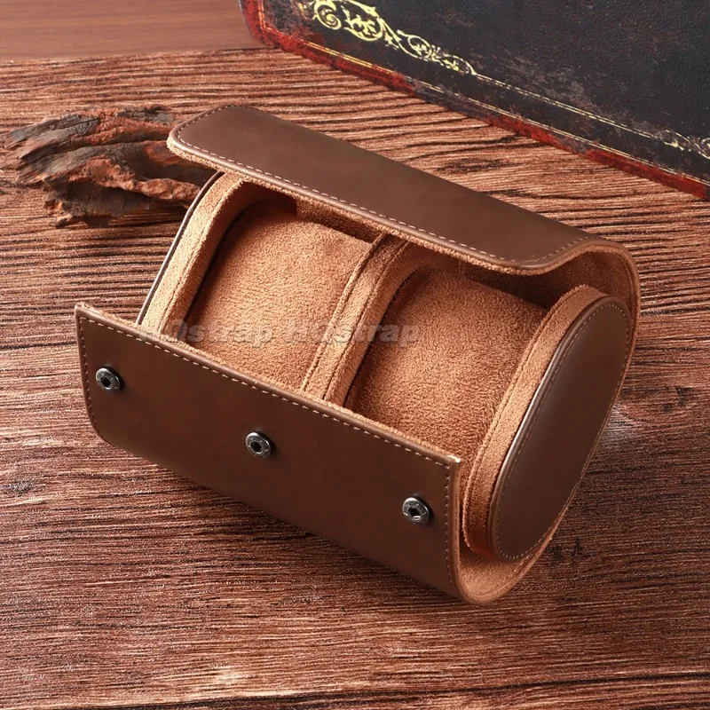 1/2/3 Slots Watch Roll Travel Case Portable Watch Storage Organizer Soft Suede Lining Anti-Scratch Watch Holder Box Display Bag 1/2/3 Slots Watch Roll Travel Case Portable Watch Storage Organizer Soft Suede Lining Anti-Scratch Watch Holder Box Display Bag
