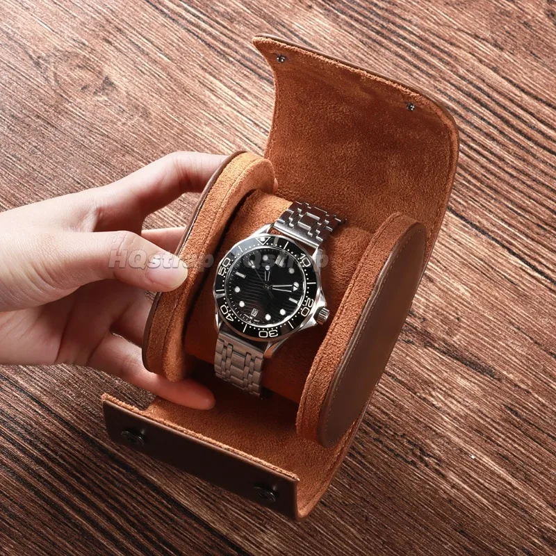 1/2/3 Slots Watch Roll Travel Case Portable Watch Storage Organizer Soft Suede Lining Anti-Scratch Watch Holder Box Display Bag 1/2/3 Slots Watch Roll Travel Case Portable Watch Storage Organizer Soft Suede Lining Anti-Scratch Watch Holder Box Display Bag