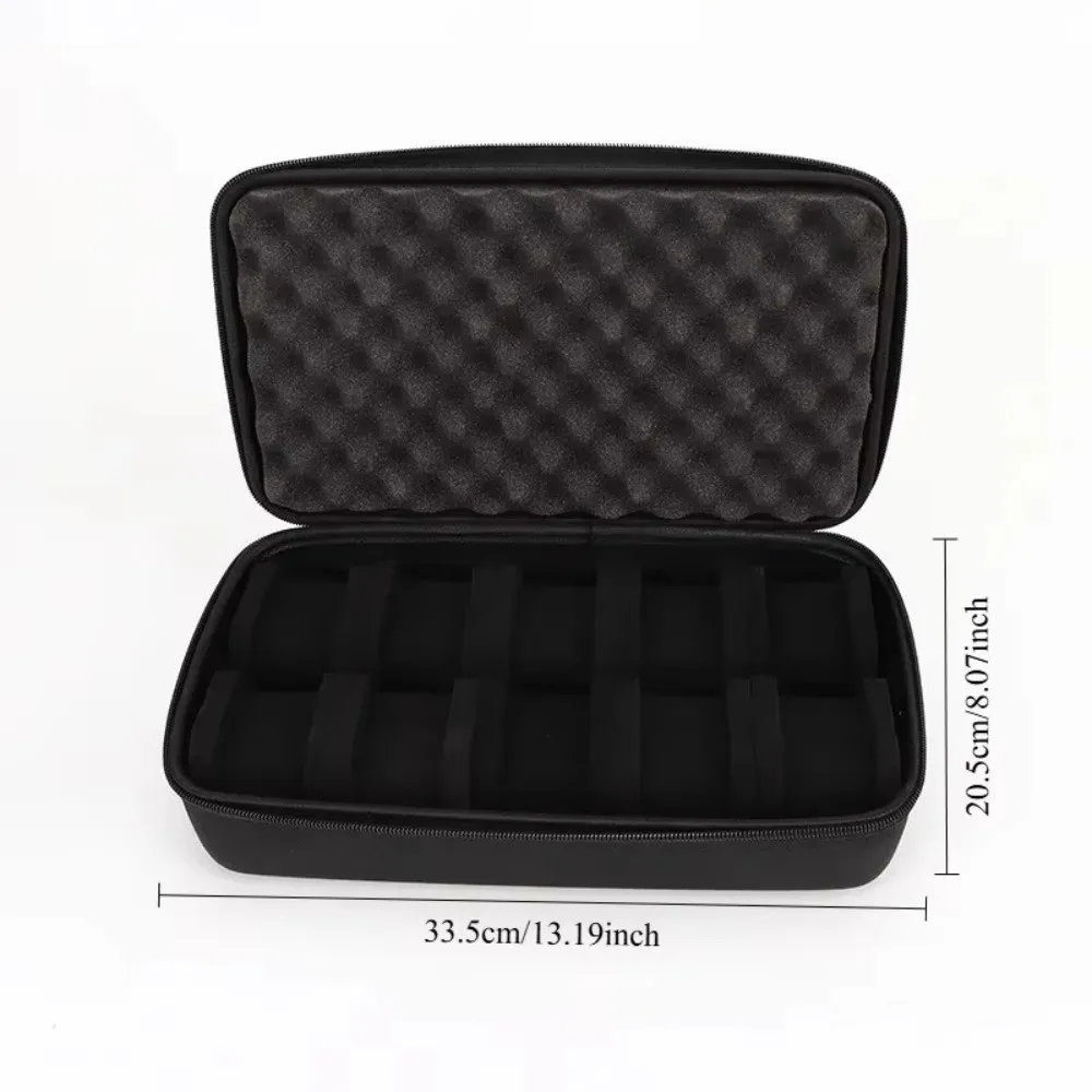 Portable 6/8/10/12/15 Slots Watch Box EVA Shockproof Watch Display Holder Hard Drop-resistant Watch Storage Box Home Use Portable 6/8/10/12/15 Slots Watch Box EVA Shockproof Watch Display Holder Hard Drop-resistant Watch Storage Box Home Use
