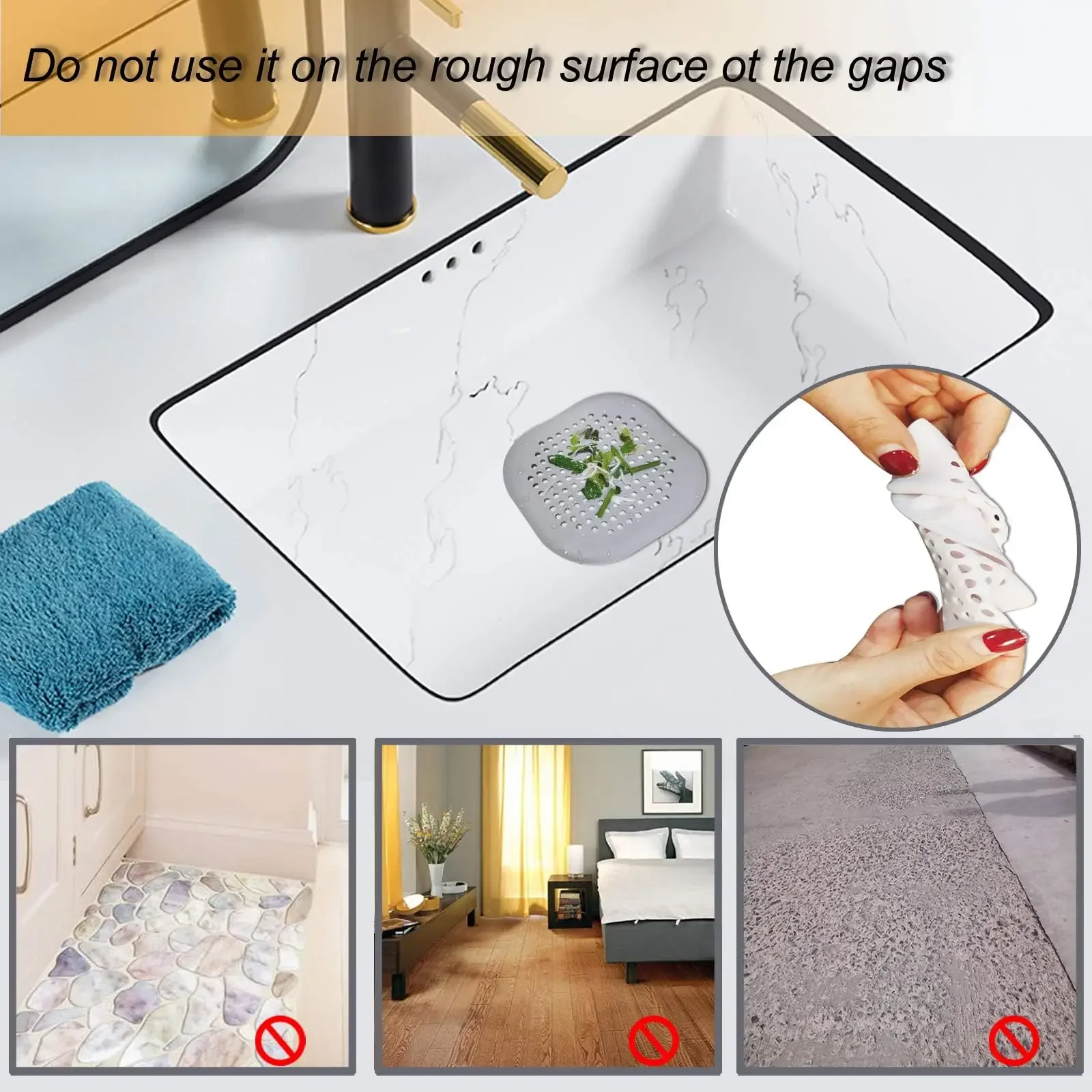 Plug Stopper Kitchen Sewer Silicone Bathroom Floor Bathtub WaterFilter Home Accessories shower drain hair catcher sink strainer Plug Stopper Kitchen Sewer Silicone Bathroom Floor Bathtub WaterFilter Home Accessories shower drain hair catcher sink strainer