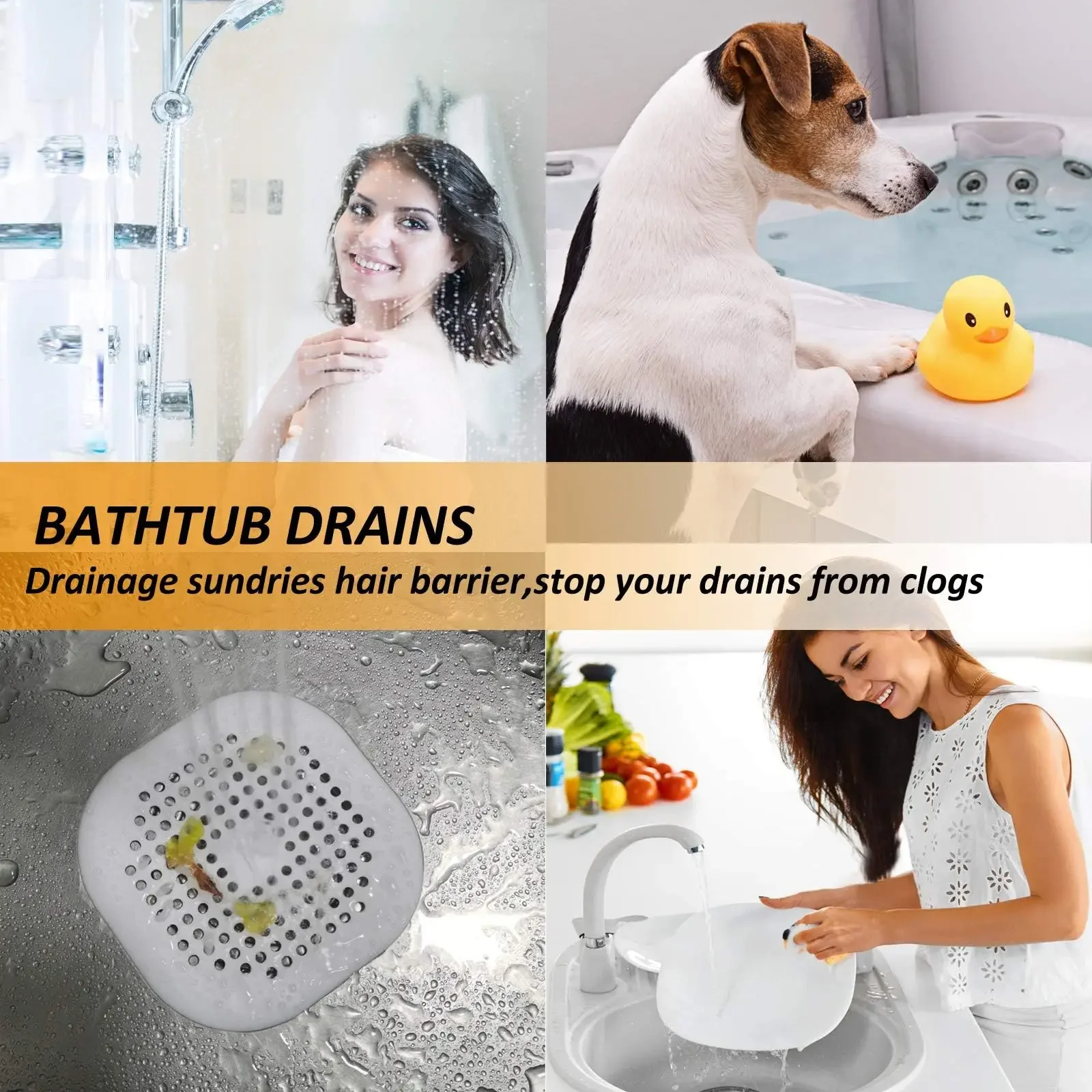 Plug Stopper Kitchen Sewer Silicone Bathroom Floor Bathtub WaterFilter Home Accessories shower drain hair catcher sink strainer Plug Stopper Kitchen Sewer Silicone Bathroom Floor Bathtub WaterFilter Home Accessories shower drain hair catcher sink strainer