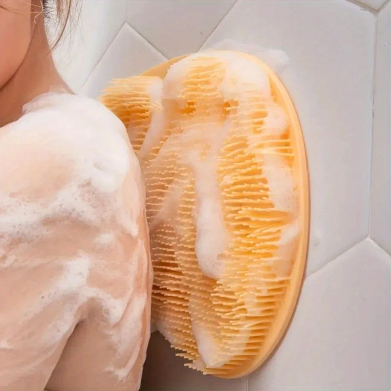 Exfoliating Brush for Feet Foot Wash Mat Brush Body Wash Scrubber in Shower Silicone Bath Massage Mat Back Brush Wall Mounted Exfoliating Brush for Feet Foot Wash Mat Brush Body Wash Scrubber in Shower Silicone Bath Massage Mat Back Brush Wall Mounted
