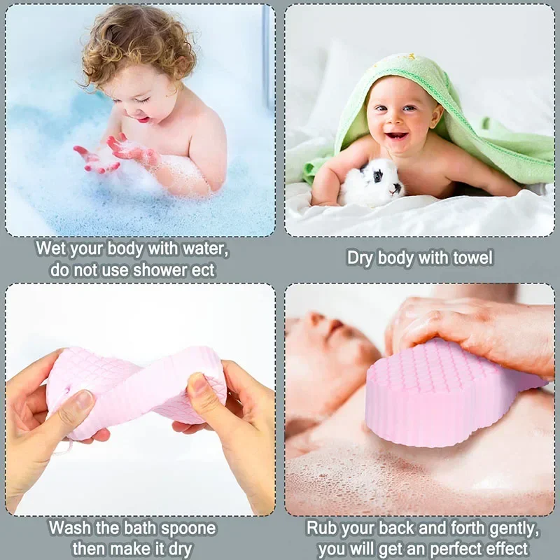 Exfoliating Brush for Feet Foot Wash Mat Brush Body Wash Scrubber in Shower Silicone Bath Massage Mat Back Brush Wall Mounted Exfoliating Brush for Feet Foot Wash Mat Brush Body Wash Scrubber in Shower Silicone Bath Massage Mat Back Brush Wall Mounted