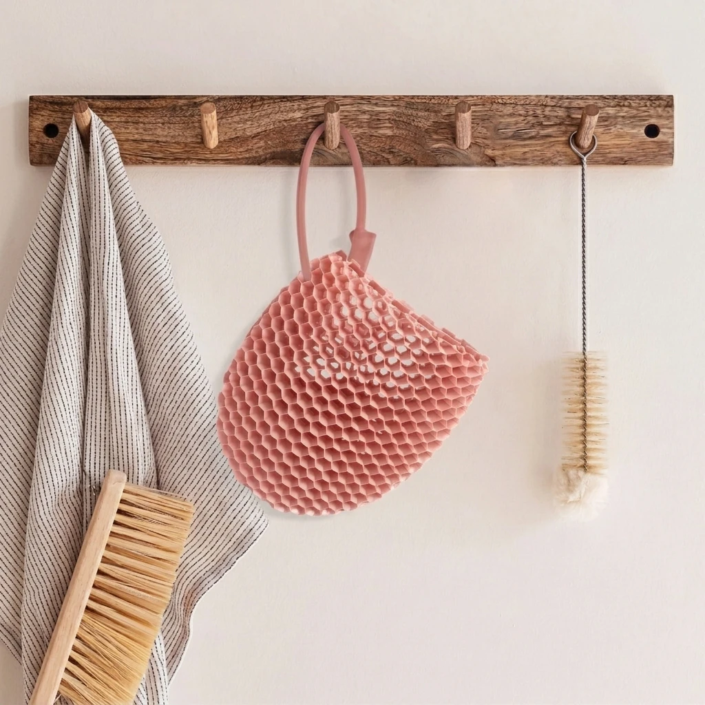 Honeycomb Exfoliating Shower Finger Caps, available in multiple colors, cleanses the skin and is safe, breathable and odorless. Honeycomb Exfoliating Shower Finger Caps, available in multiple colors, cleanses the skin and is safe, breathable and odorless.