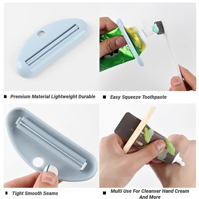 Multifunction Manual Toothpaste Tube Squeezer Clip Facial Cleanser Dispenser Extruding Clamp Bathroom Accessory Multifunction Manual Toothpaste Tube Squeezer Clip Facial Cleanser Dispenser Extruding Clamp Bathroom Accessory