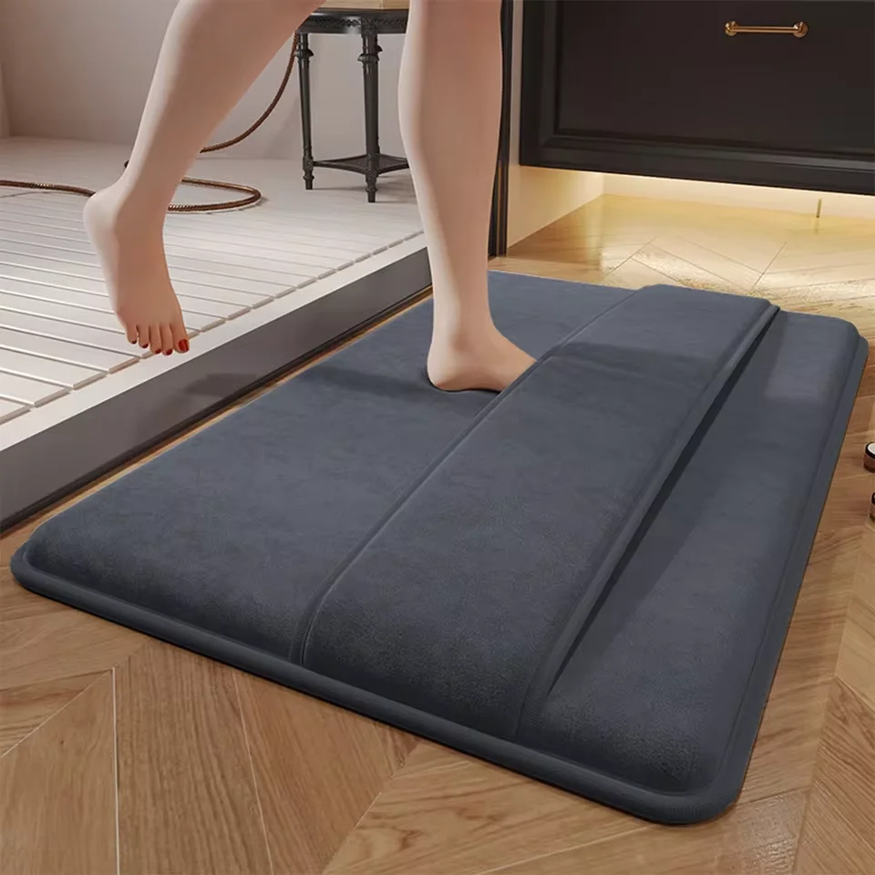 Super absorbent floor mat, super absorbent bath mat, super anti slip coral velvet bathroom floor mat, door mat Super absorbent floor mat, super absorbent bath mat, super anti slip coral velvet bathroom floor mat, door mat