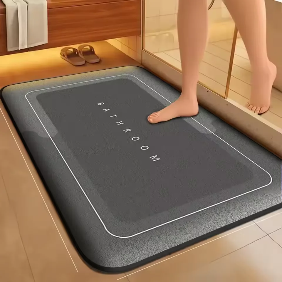 Super absorbent floor mat, super absorbent bath mat, super anti slip coral velvet bathroom floor mat, door mat Super absorbent floor mat, super absorbent bath mat, super anti slip coral velvet bathroom floor mat, door mat