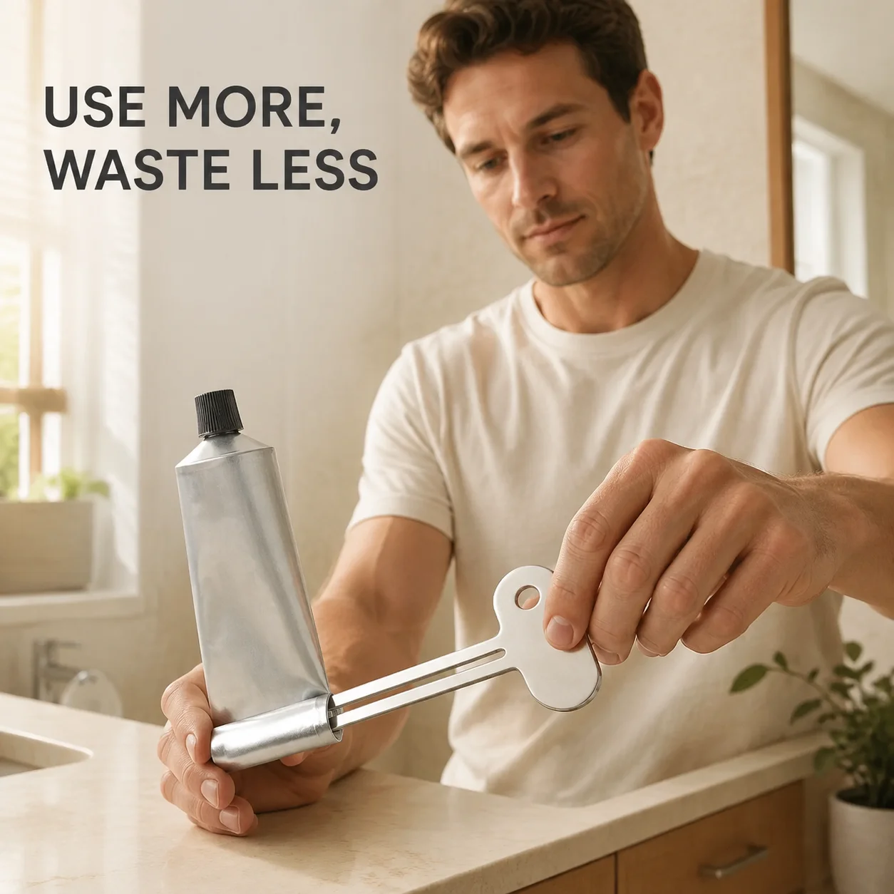 Metal Tube Wringer Toothpaste Squeezer Manual Toothpaste Dispenser, Bathroom Accessories Metal Tube Wringer, No Power Required Metal Tube Wringer Toothpaste Squeezer Manual Toothpaste Dispenser, Bathroom Accessories Metal Tube Wringer, No Power Required