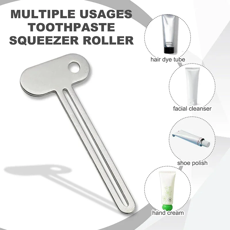 Metal Tube Wringer Toothpaste Squeezer Manual Toothpaste Dispenser, Bathroom Accessories Metal Tube Wringer, No Power Required