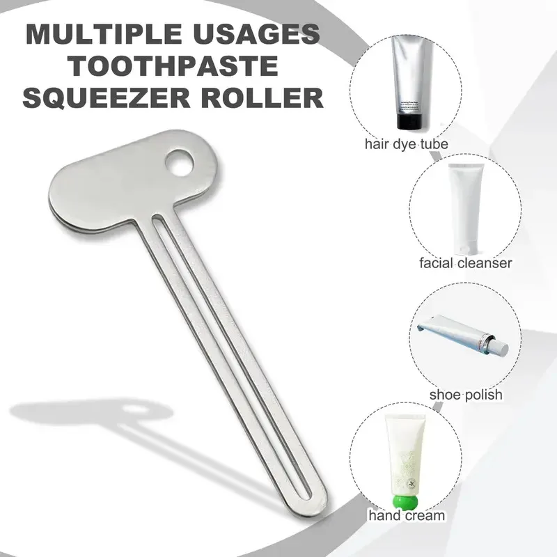 Metal Tube Wringer Toothpaste Squeezer Manual Toothpaste Dispenser, Bathroom Accessories Metal Tube Wringer, No Power Required Metal Tube Wringer Toothpaste Squeezer Manual Toothpaste Dispenser, Bathroom Accessories Metal Tube Wringer, No Power Required