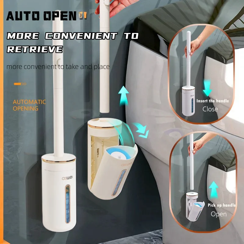 Disposable Toilet Brush Wallmounted Toilet Cleaner Replacement Head Cleaning Tool Toilet Brush WC Kit Bathroom Accessories Disposable Toilet Brush Wallmounted Toilet Cleaner Replacement Head Cleaning Tool Toilet Brush WC Kit Bathroom Accessories