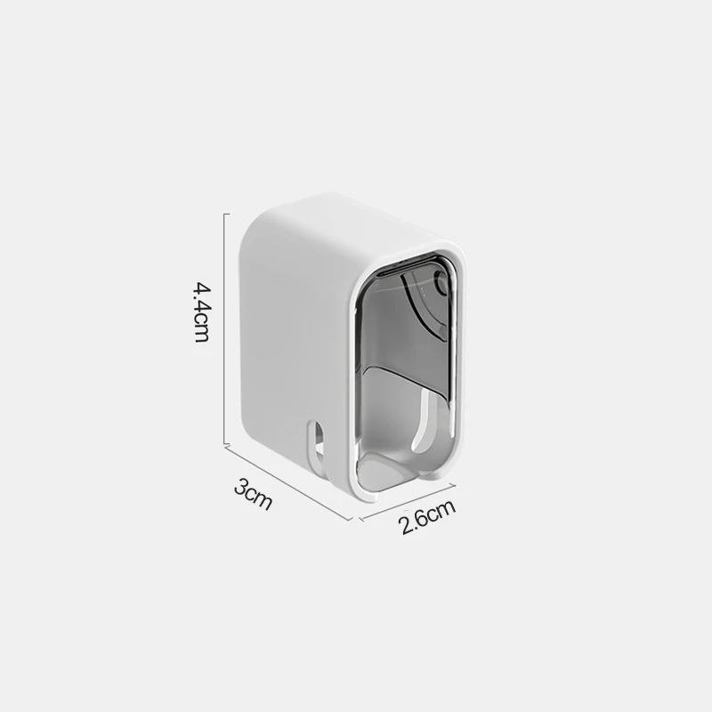 2/3/4PCS Toothbrush Holder Wall-mounted Punch-free Toothbrush Rack Dustproof Bathroom Electric Toothbrush Organizer