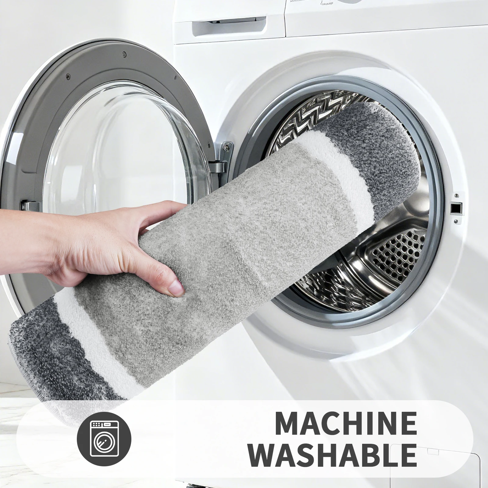 Super Absorbent Bath Mat Memory Foam Carpet Non-slip Bathroom Rug Bathtub Side Floor Rugs Shower Room Doormat Toilet Footpad
