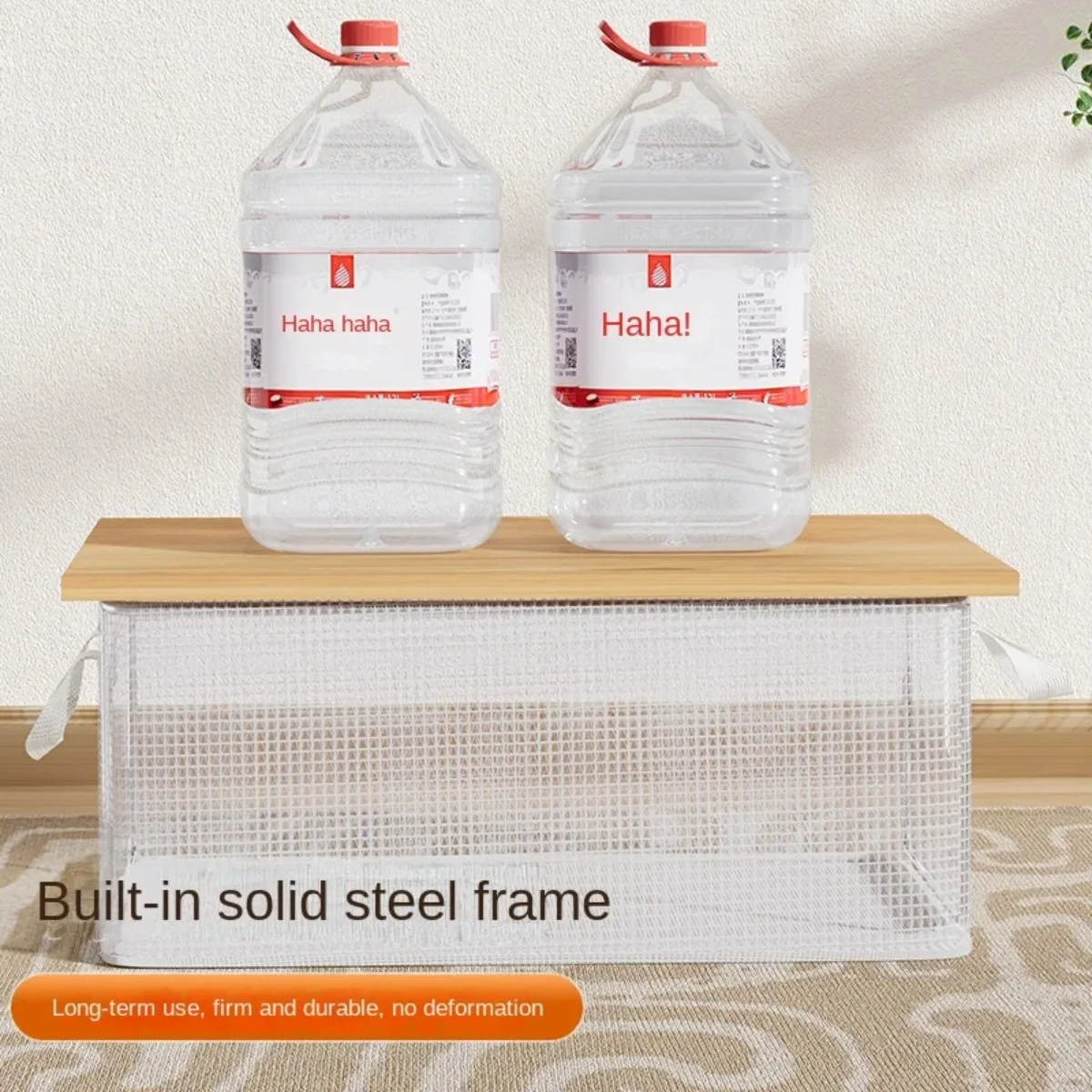 1 Pc Solid Steel Frame Transparent PVC Storage Box Waterproof Underwear Basket Suitable for Home Dormitory Daily Use 1 Pc Solid Steel Frame Transparent PVC Storage Box Waterproof Underwear Basket Suitable for Home Dormitory Daily Use