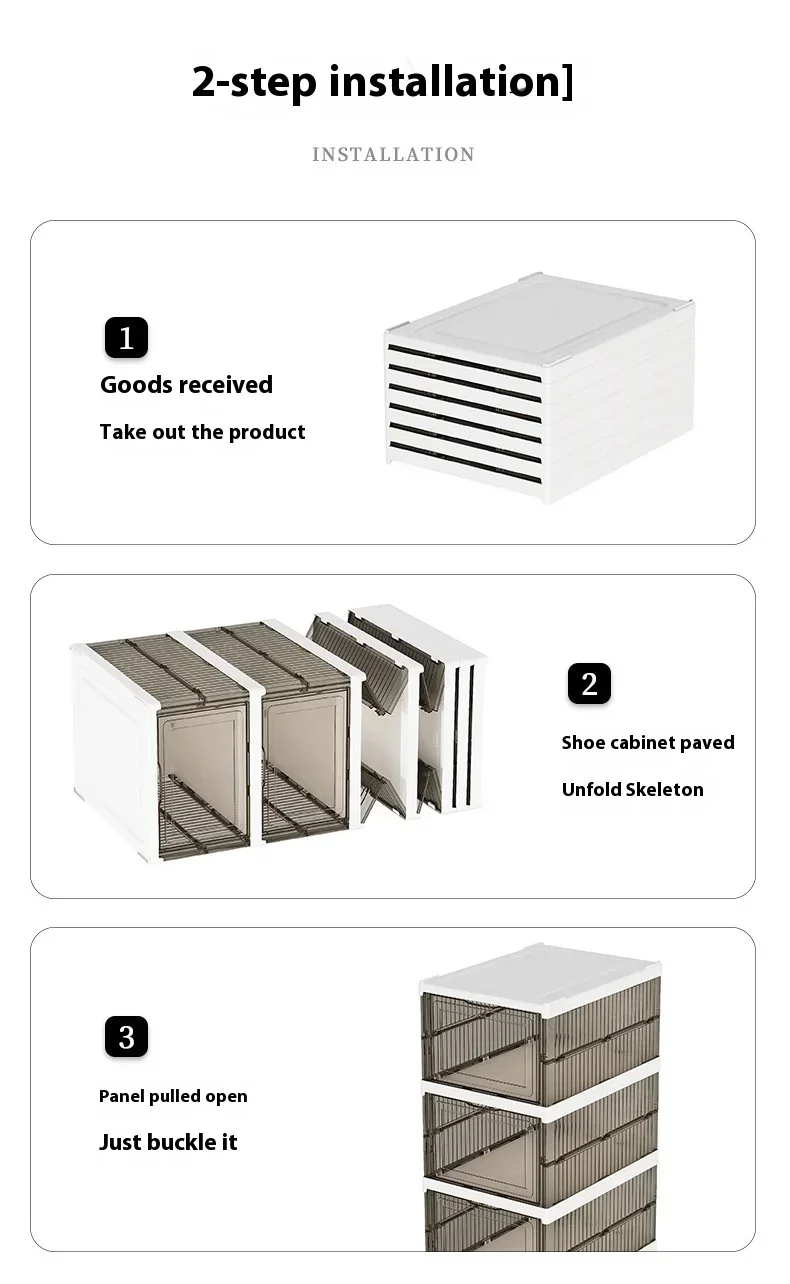 Dustproof 6 Layers Foldable Shoes Box Stackable Transparent Thickened Plastic Bins Sneaker Shoe Organizer Cabinet Organizers Dustproof 6 Layers Foldable Shoes Box Stackable Transparent Thickened Plastic Bins Sneaker Shoe Organizer Cabinet Organizers