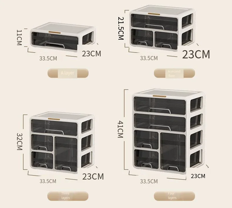 Medicine box Drawer type family medicine box Household medicine medicine storage box free installation of layered large-capacity