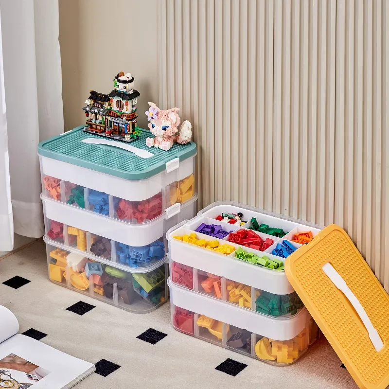 Plastic Storage Box For Lego Children Jigsaw Puzzle Building Block Container Classification Part Sort Box Kidroom Toy Organizer Plastic Storage Box For Lego Children Jigsaw Puzzle Building Block Container Classification Part Sort Box Kidroom Toy Organizer