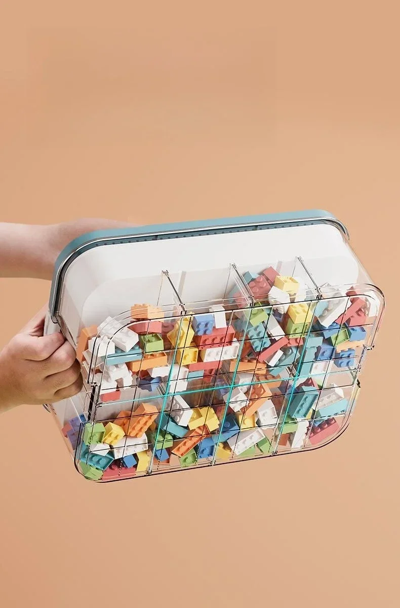 Plastic Storage Box For Lego Children Jigsaw Puzzle Building Block Container Classification Part Sort Box Kidroom Toy Organizer