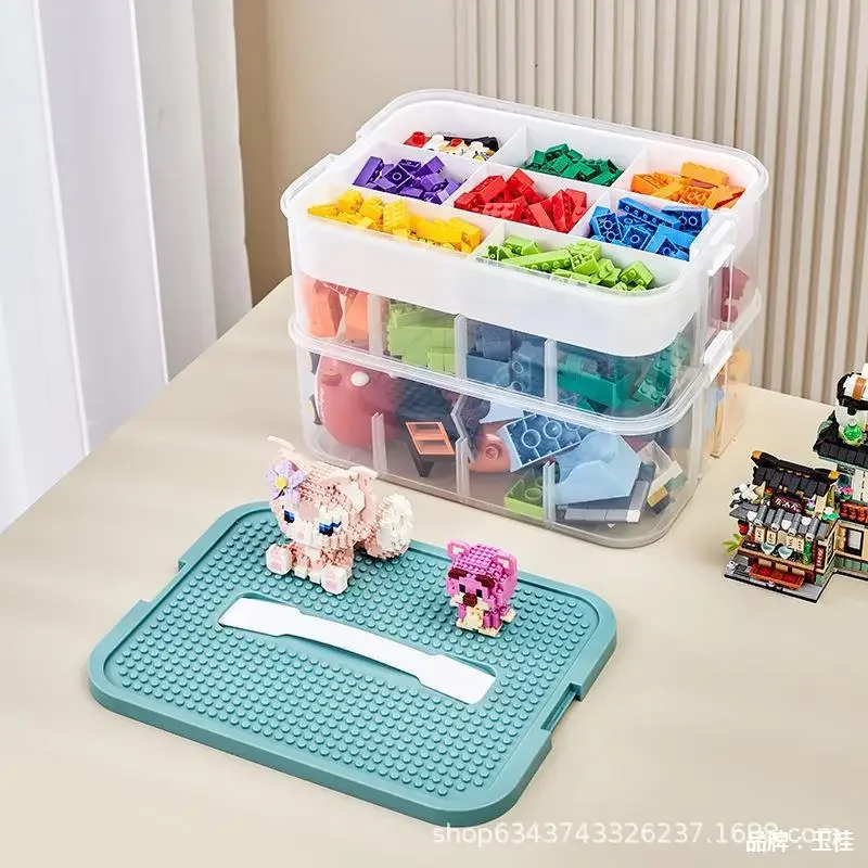 Plastic Storage Box For Lego Children Jigsaw Puzzle Building Block Container Classification Part Sort Box Kidroom Toy Organizer Plastic Storage Box For Lego Children Jigsaw Puzzle Building Block Container Classification Part Sort Box Kidroom Toy Organizer
