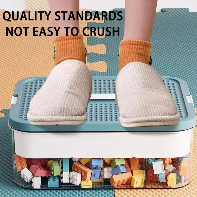 1/2/3 Layers Kids Building Block Storage Box Adjustable Sundries Container Classified Small Storage Container Toy Organizer Box 1/2/3 Layers Kids Building Block Storage Box Adjustable Sundries Container Classified Small Storage Container Toy Organizer Box
