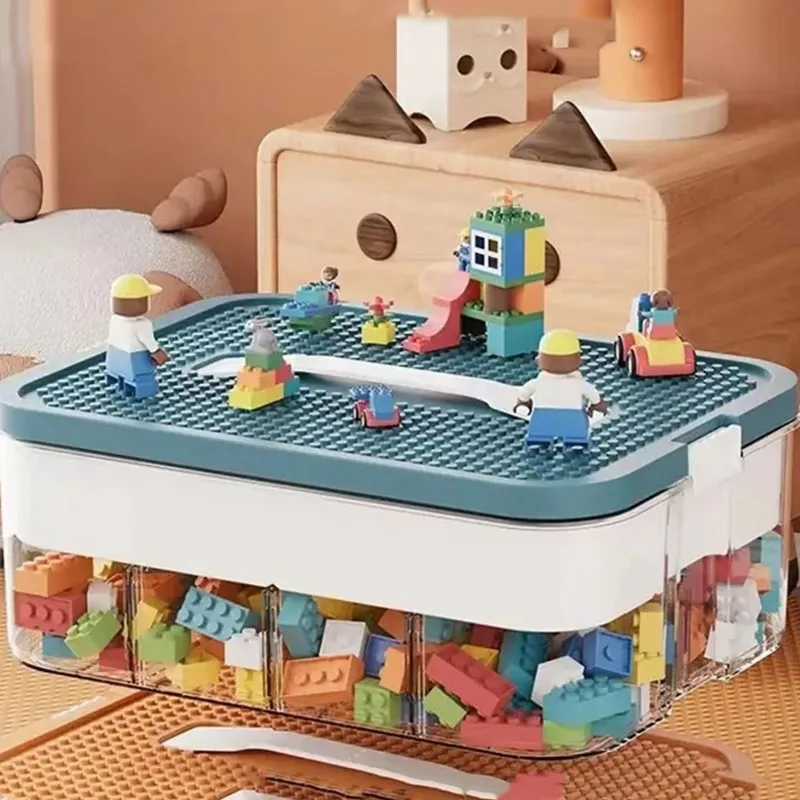 1/2/3 Layers Kids Building Block Storage Box Adjustable Sundries Container Classified Small Storage Container Toy Organizer Box 1/2/3 Layers Kids Building Block Storage Box Adjustable Sundries Container Classified Small Storage Container Toy Organizer Box