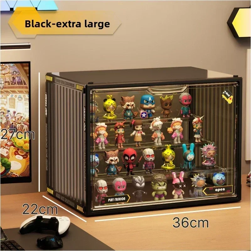 Large Containerized Designs Acrylic Organizer for Collectible Figures and Blind Box Toys Action Figures Desktop Organizers Box Large Containerized Designs Acrylic Organizer for Collectible Figures and Blind Box Toys Action Figures Desktop Organizers Box