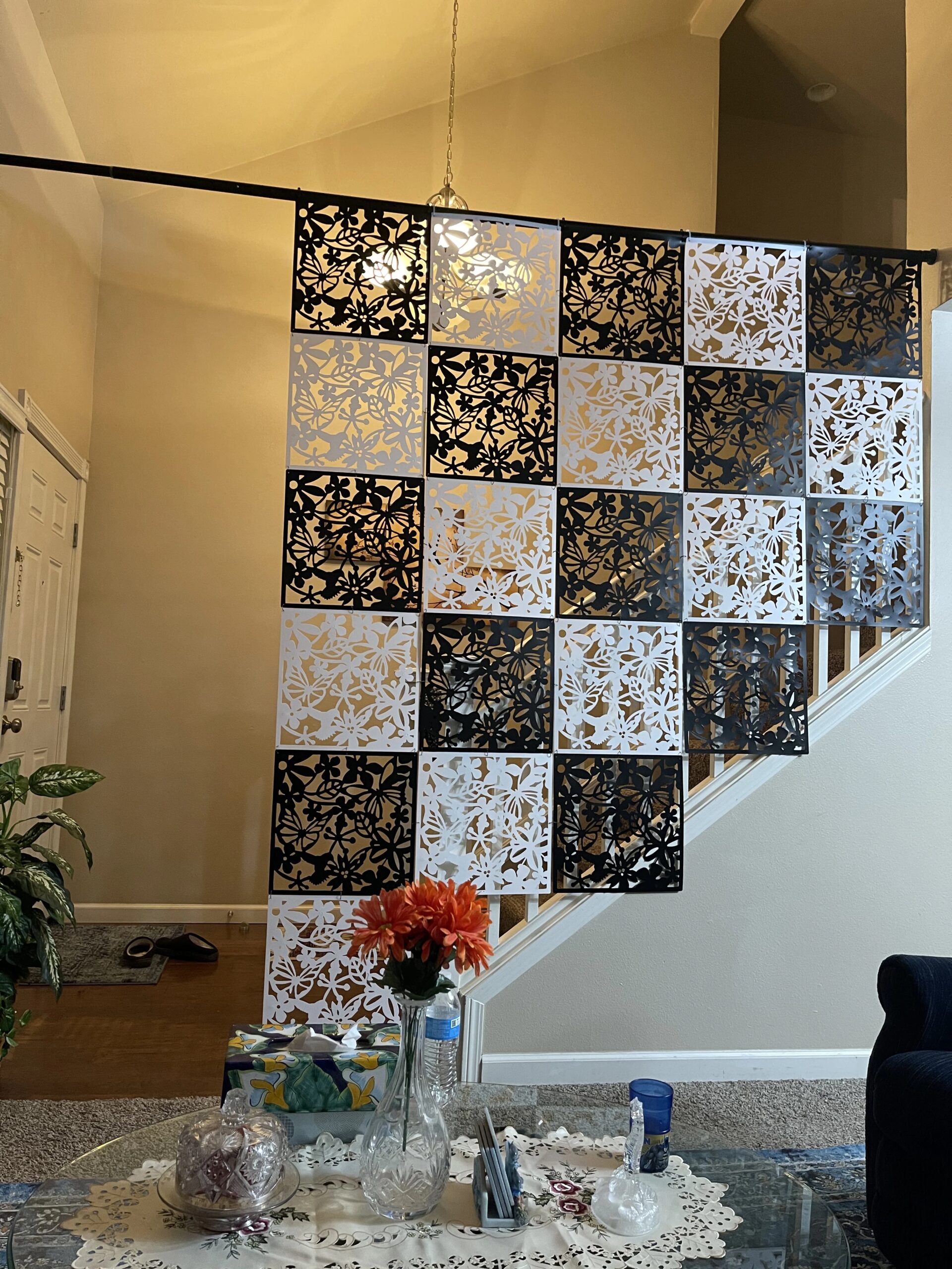 8 PCS Hanging Screen Partition Divider Panel Carving Openwork Room Divider Screen Hanging Panel Curtain Partitions Decoration 8 PCS Hanging Screen Partition Divider Panel Carving Openwork Room Divider Screen Hanging Panel Curtain Partitions Decoration
