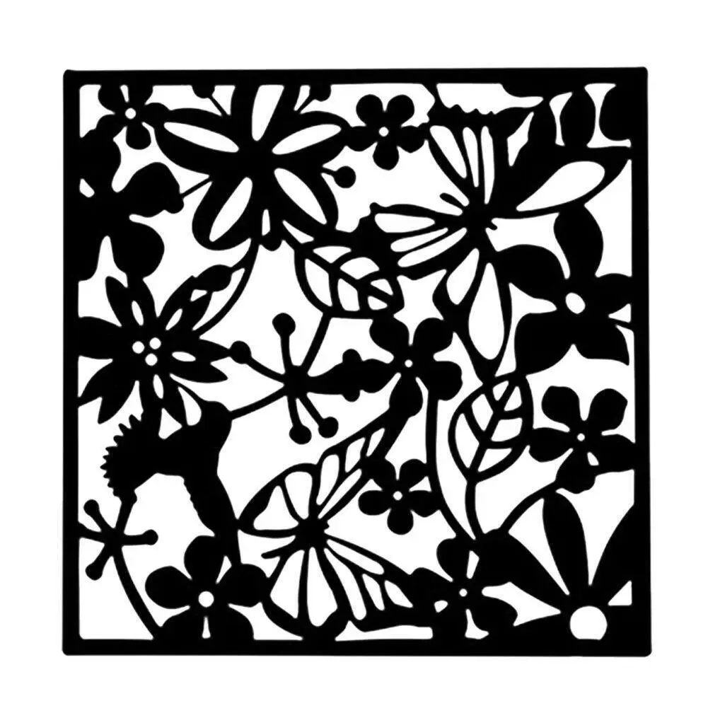 12pcs DIY PVC Room Divider Hanging Wall Screen Partitions Separator Hanging Decorative Panel Screens Hollow Curtain Art Decor