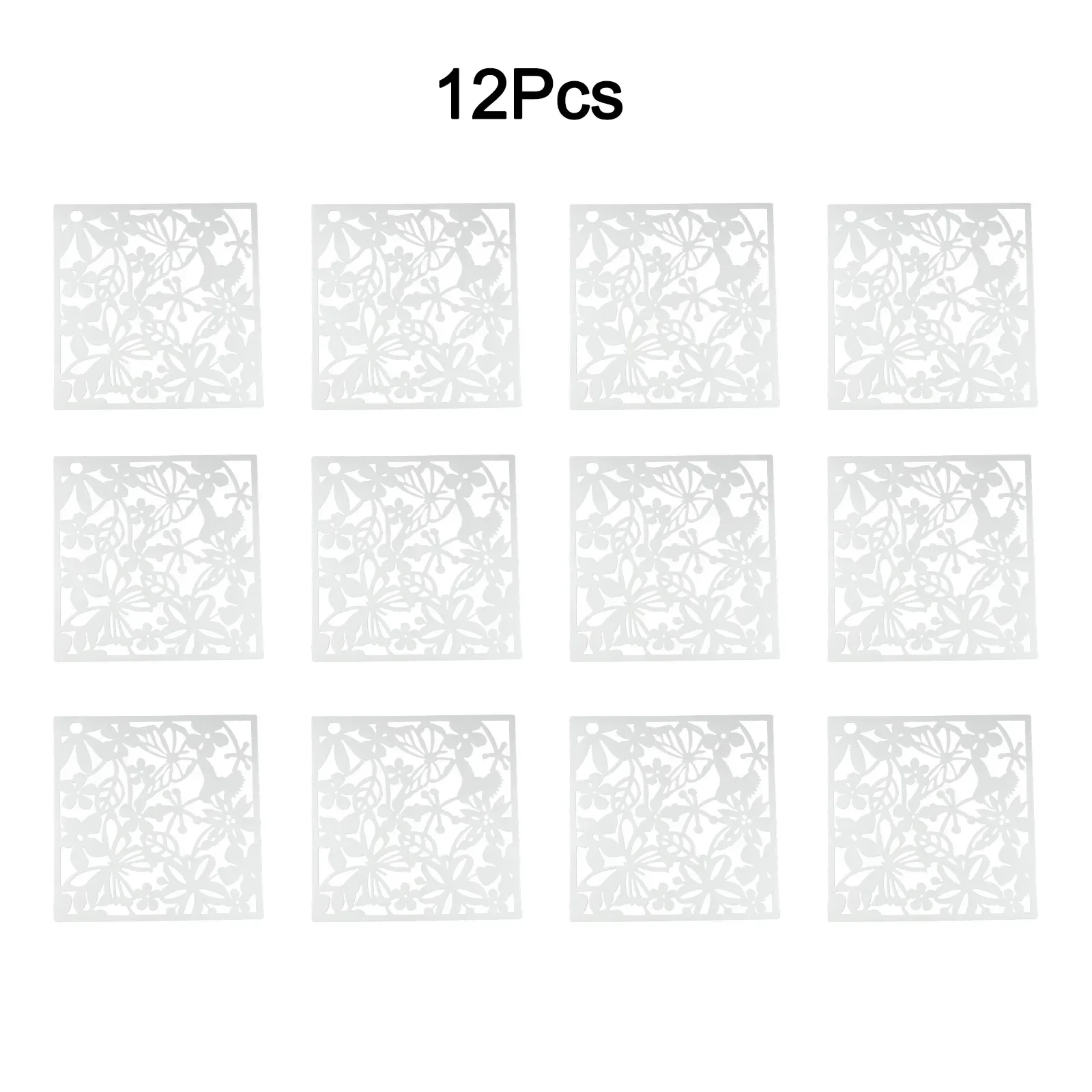12pcs DIY PVC Room Divider Hanging Wall Screen Partitions Separator Hanging Decorative Panel Screens Hollow Curtain Art Decor 12pcs DIY PVC Room Divider Hanging Wall Screen Partitions Separator Hanging Decorative Panel Screens Hollow Curtain Art Decor