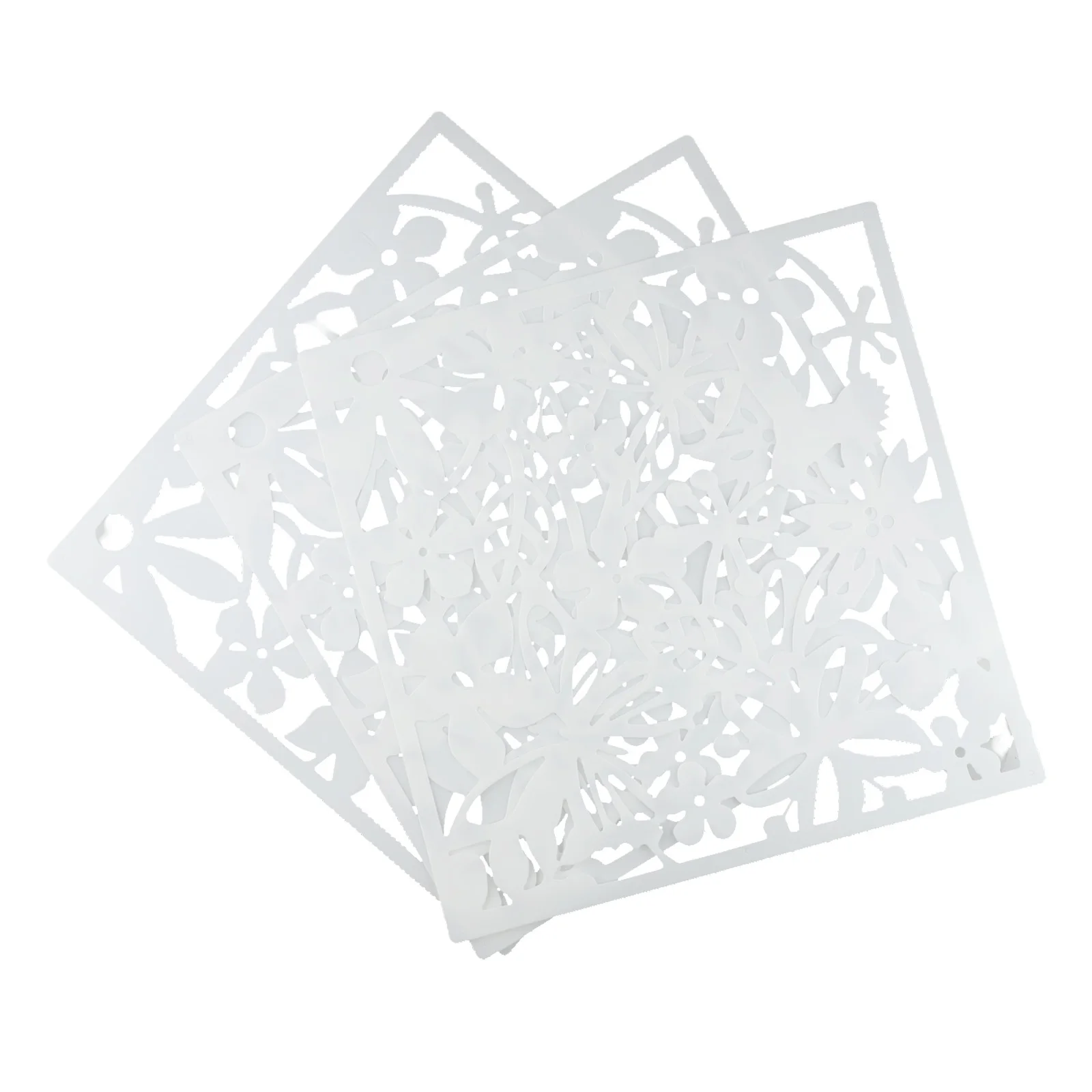 12pcs DIY PVC Room Divider Hanging Wall Screen Partitions Separator Hanging Decorative Panel Screens Hollow Curtain Art Decor