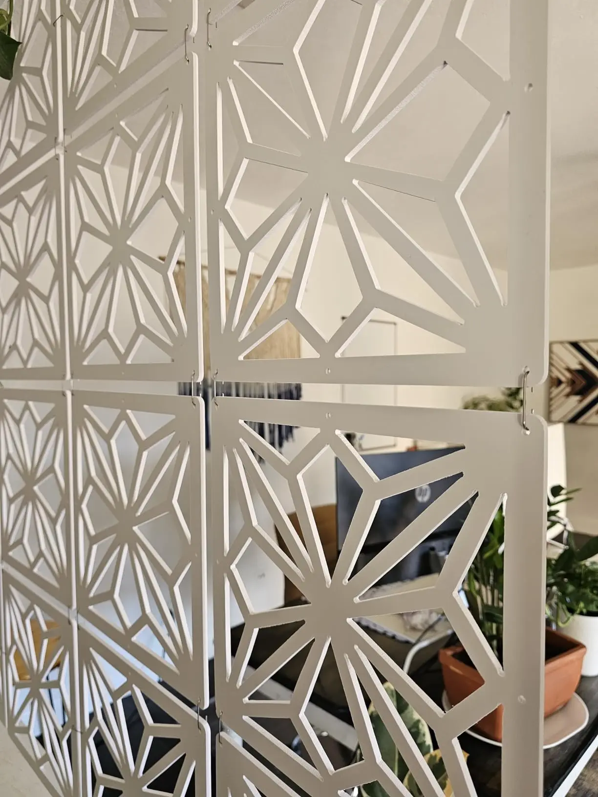 Hanging Room Divider Panels,10 Pieces Wood-Plastic Screen Panels Wall Divider Partition Home Office Decoration Hanging Room Divider Panels,10 Pieces Wood-Plastic Screen Panels Wall Divider Partition Home Office Decoration