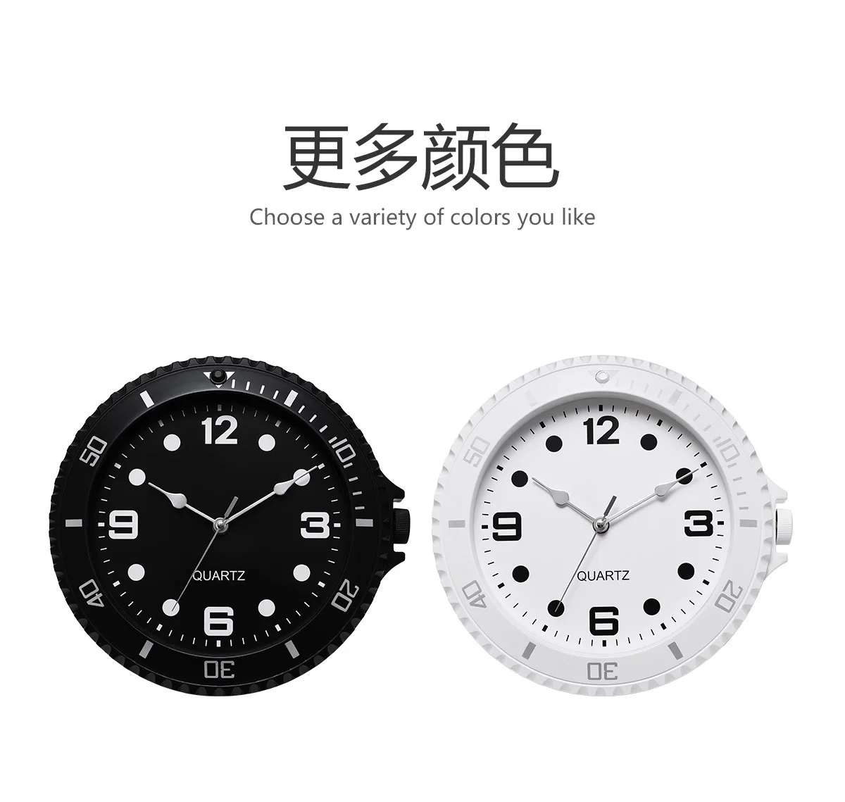 Role Wall Clock Modern Design Silent Quartz Needle Luxury Wall Clocks Silent Sweep Second Home Creative Water Ghost Wall Clock