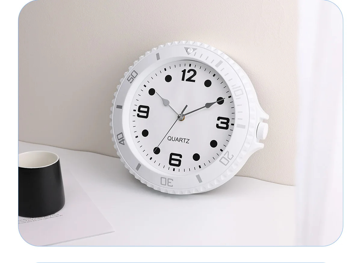Role Wall Clock Modern Design Silent Quartz Needle Luxury Wall Clocks Silent Sweep Second Home Creative Water Ghost Wall Clock