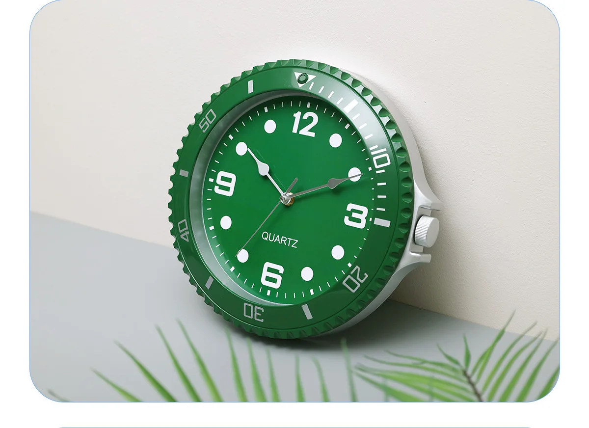 Role Wall Clock Modern Design Silent Quartz Needle Luxury Wall Clocks Silent Sweep Second Home Creative Water Ghost Wall Clock