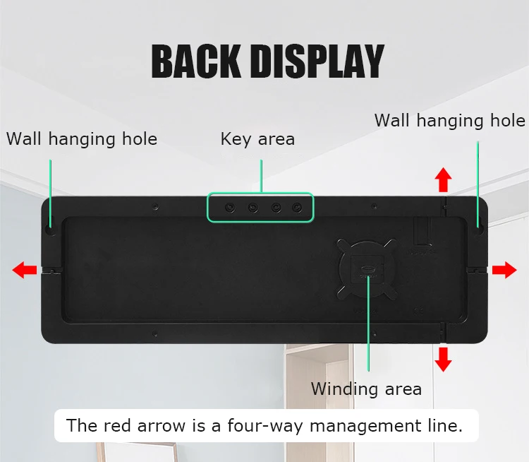 Digital Wall Clock, 16