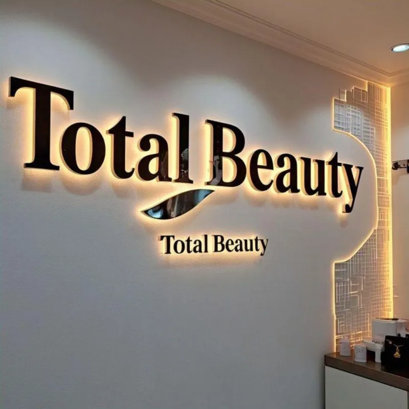 Custom 3D Stainless Steel LED Business Sign Illuminated Metal Logo & Letters Outdoor Office Store Wall Decor Luminous Signage Custom 3D Stainless Steel LED Business Sign Illuminated Metal Logo & Letters Outdoor Office Store Wall Decor Luminous Signage