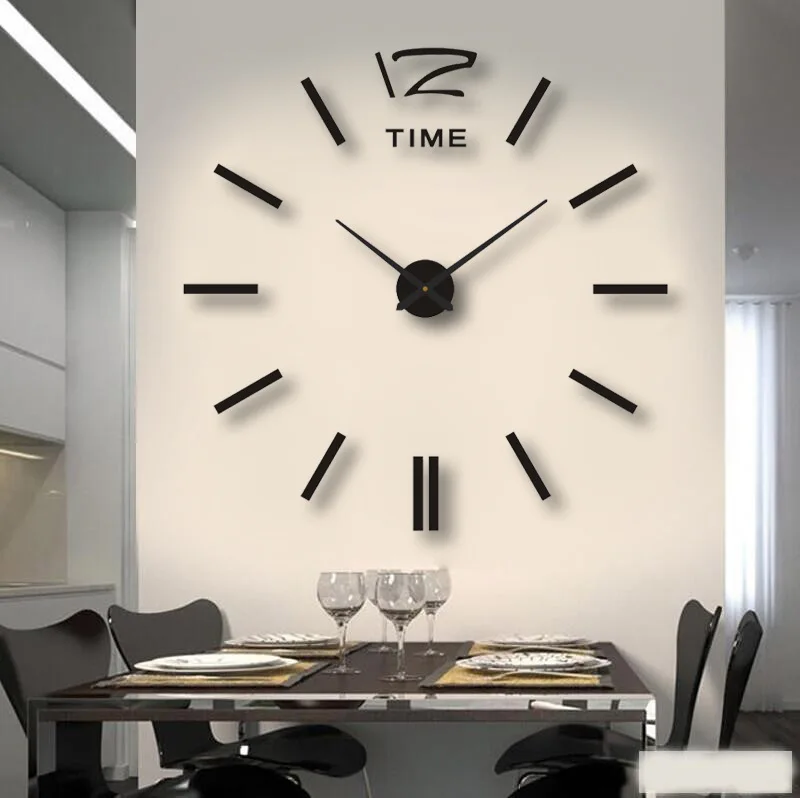 Big Home Wall Clock 3D DIY Acrylic Mirror Stickers Home Decoration Living Room Quartz Needle Clocks Self Adhesive Hanging Watch Big Home Wall Clock 3D DIY Acrylic Mirror Stickers Home Decoration Living Room Quartz Needle Clocks Self Adhesive Hanging Watch