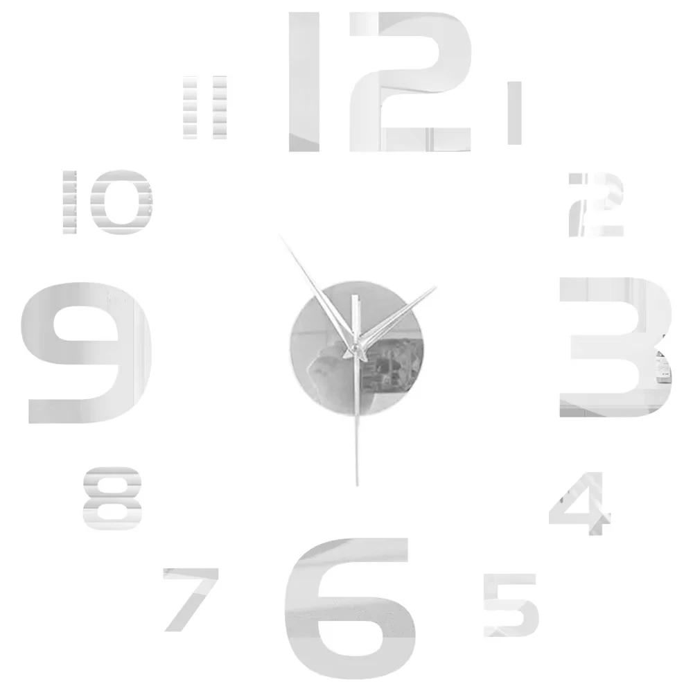 Big Home Wall Clock 3D DIY Acrylic Mirror Stickers Home Decoration Living Room Quartz Needle Clocks Self Adhesive Hanging Watch Big Home Wall Clock 3D DIY Acrylic Mirror Stickers Home Decoration Living Room Quartz Needle Clocks Self Adhesive Hanging Watch