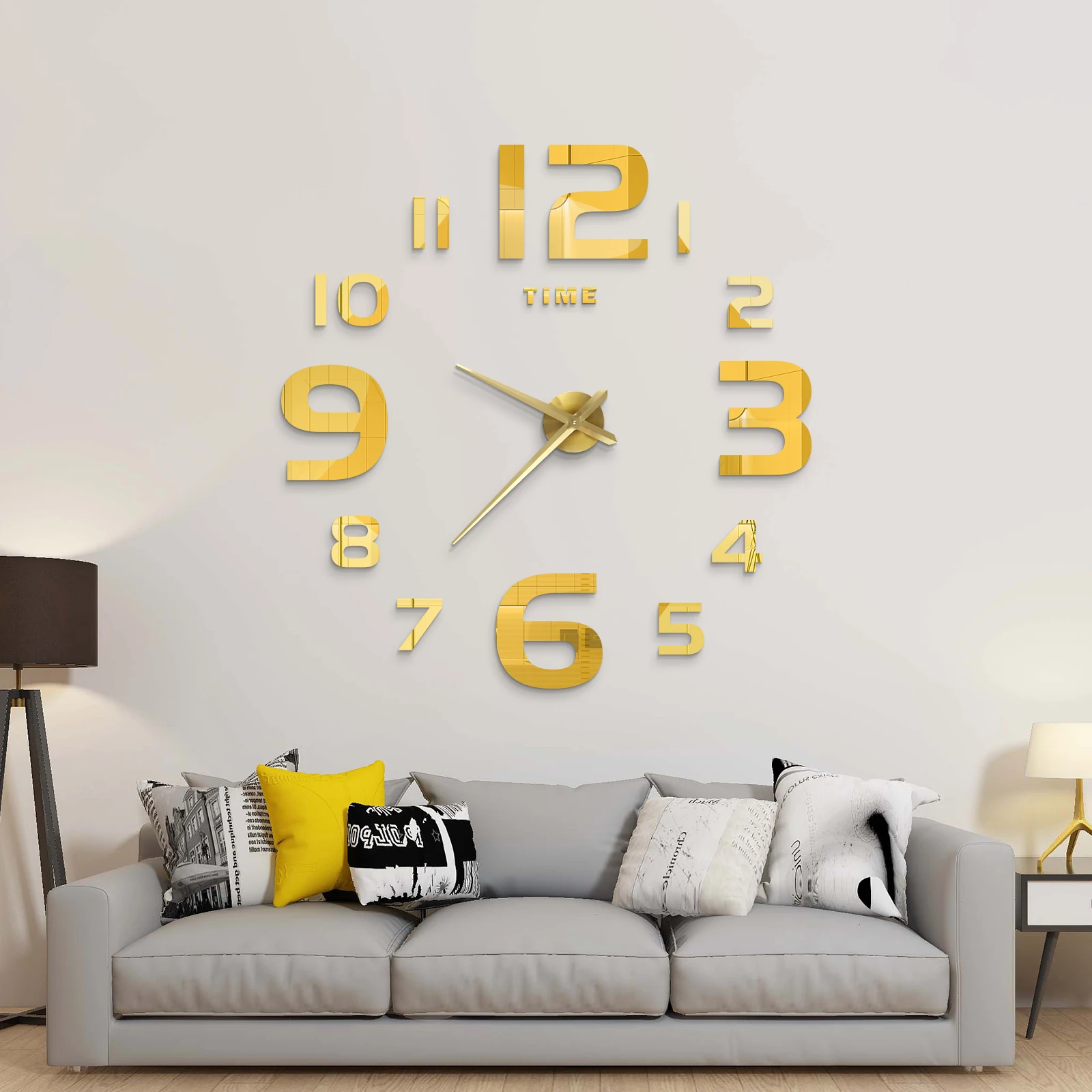 Big Home Wall Clock 3D DIY Acrylic Mirror Stickers Home Decoration Living Room Quartz Needle Clocks Self Adhesive Hanging Watch Big Home Wall Clock 3D DIY Acrylic Mirror Stickers Home Decoration Living Room Quartz Needle Clocks Self Adhesive Hanging Watch