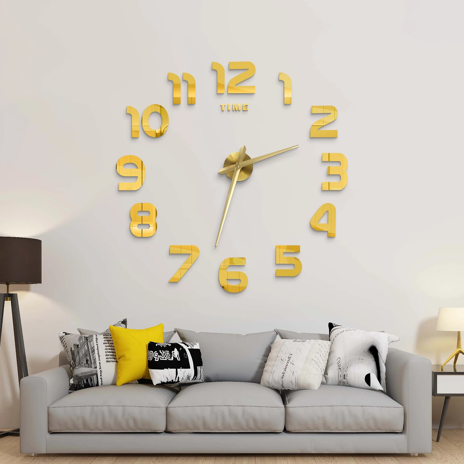 Big Home Wall Clock 3D DIY Acrylic Mirror Stickers Home Decoration Living Room Quartz Needle Clocks Self Adhesive Hanging Watch Big Home Wall Clock 3D DIY Acrylic Mirror Stickers Home Decoration Living Room Quartz Needle Clocks Self Adhesive Hanging Watch
