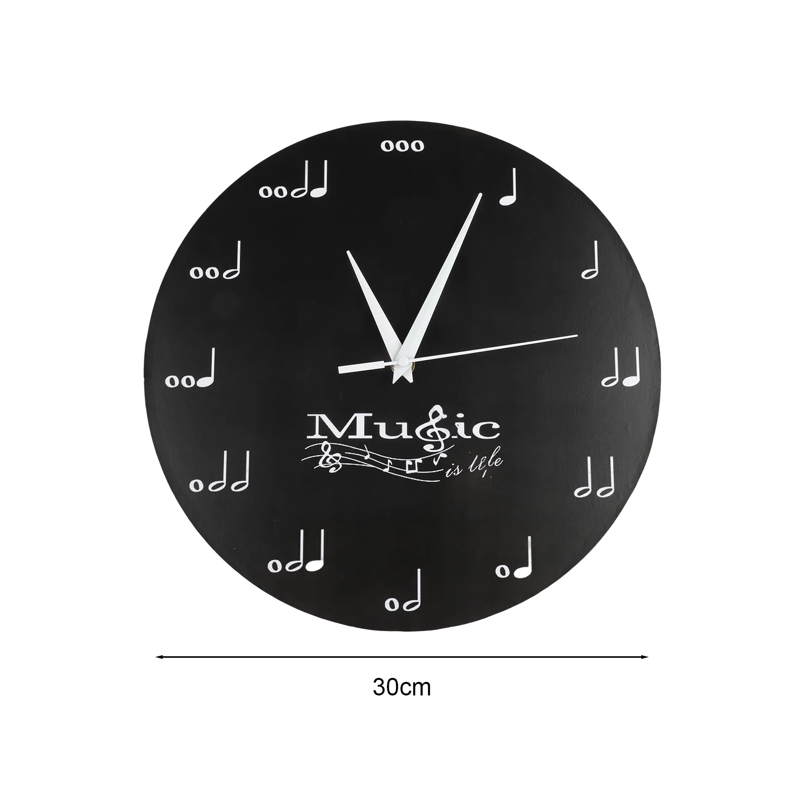 Unique Design Clock Musical Note Wall Clock Music Theme Home Decoration Density Board Clock 30x30cm Wall Clock Unique Design Clock Musical Note Wall Clock Music Theme Home Decoration Density Board Clock 30x30cm Wall Clock