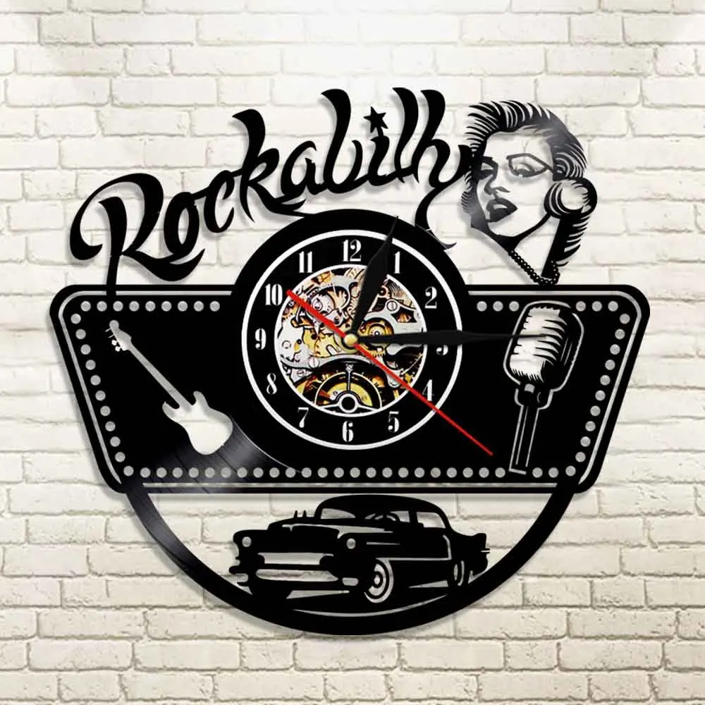 Rock Music Guitar Record Wall Clock Vinyl Art Home Decor Living Room Wall Watch Reloj De Pared Creative Gift Rock Music Guitar Record Wall Clock Vinyl Art Home Decor Living Room Wall Watch Reloj De Pared Creative Gift