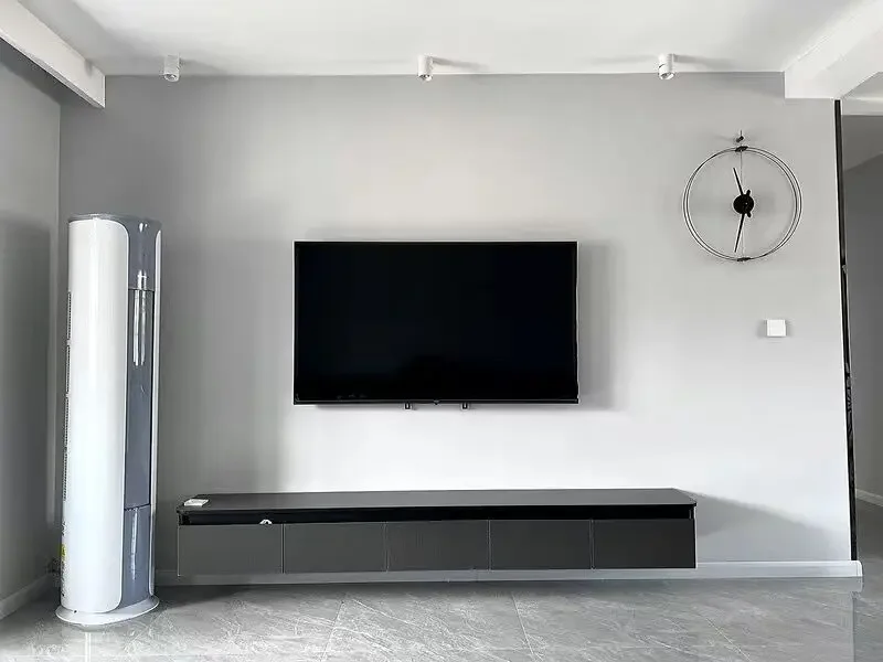 ​No Drill Installation Modern Large Wall Clock Nordic Minimalist Design Silent Quartz Movement Living Room Dining Room Decor​