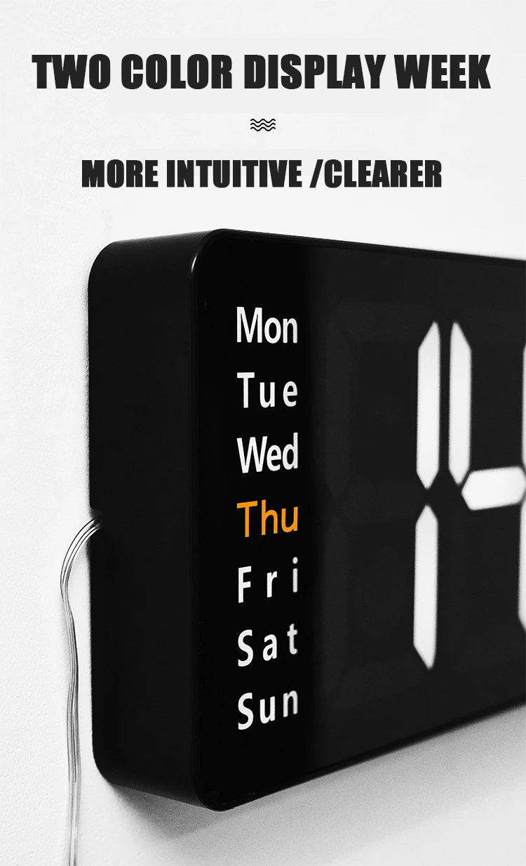Digital Wall Clock, 16 Digital Wall Clock, 16