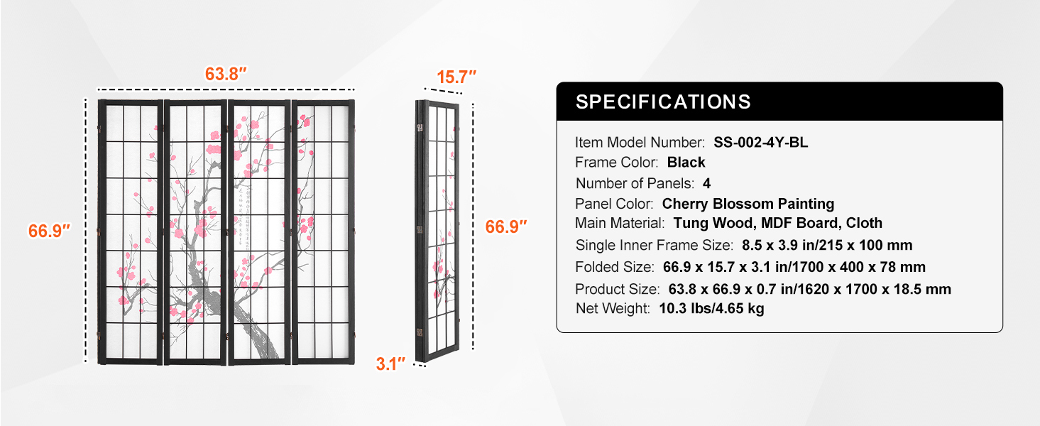 SucceBuy 3/4/6 Panel Wood Folding Privacy Screen Portable Decoration Screens for Room Separation Home Office Restaurant&Bedroom SucceBuy 3/4/6 Panel Wood Folding Privacy Screen Portable Decoration Screens for Room Separation Home Office Restaurant&Bedroom