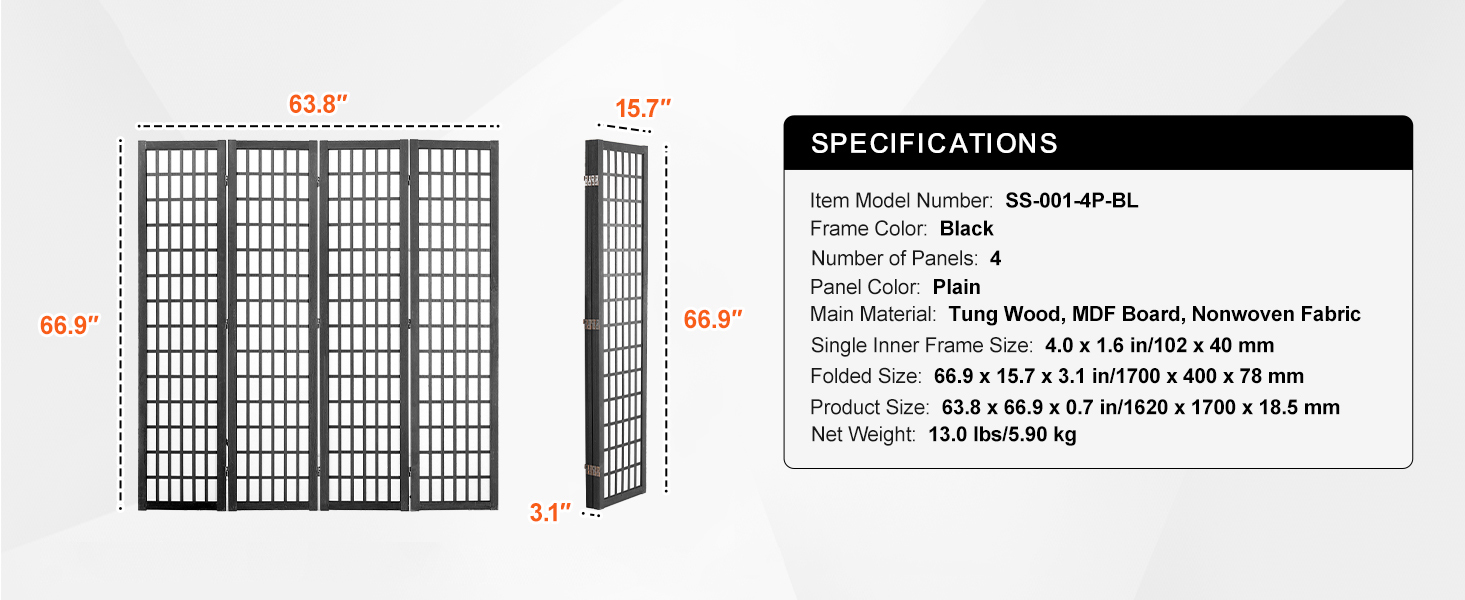 SucceBuy 3/4/6 Panel Wood Folding Privacy Screen Portable Decoration Screens for Room Separation Home Office Restaurant&Bedroom SucceBuy 3/4/6 Panel Wood Folding Privacy Screen Portable Decoration Screens for Room Separation Home Office Restaurant&Bedroom