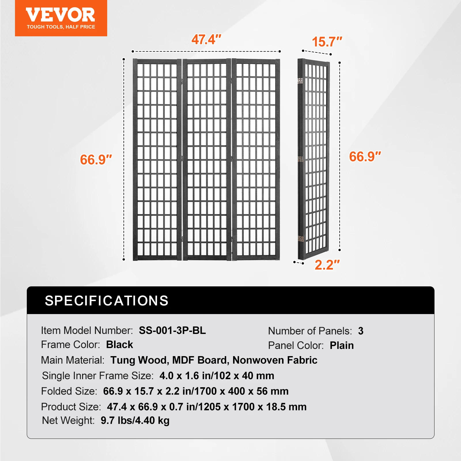 SucceBuy 3/4/6 Panel Wood Folding Privacy Screen Portable Decoration Screens for Room Separation Home Office Restaurant&Bedroom SucceBuy 3/4/6 Panel Wood Folding Privacy Screen Portable Decoration Screens for Room Separation Home Office Restaurant&Bedroom