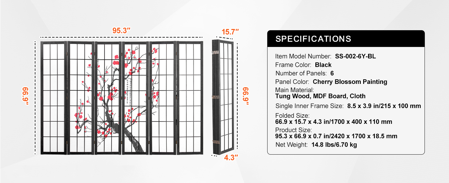 SucceBuy 3/4/6 Panel Wood Folding Privacy Screen Portable Decoration Screens for Room Separation Home Office Restaurant&Bedroom SucceBuy 3/4/6 Panel Wood Folding Privacy Screen Portable Decoration Screens for Room Separation Home Office Restaurant&Bedroom