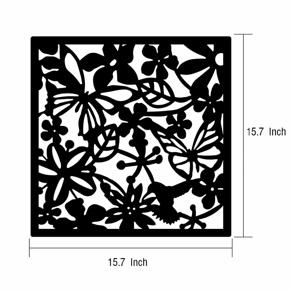 12pcs/lot Room Safety Pvc Panel Screen Bird Flower Living,dining,study,sitting-room,hotel And Bar Decoration 15.7 12pcs/lot Room Safety Pvc Panel Screen Bird Flower Living,dining,study,sitting-room,hotel And Bar Decoration 15.7